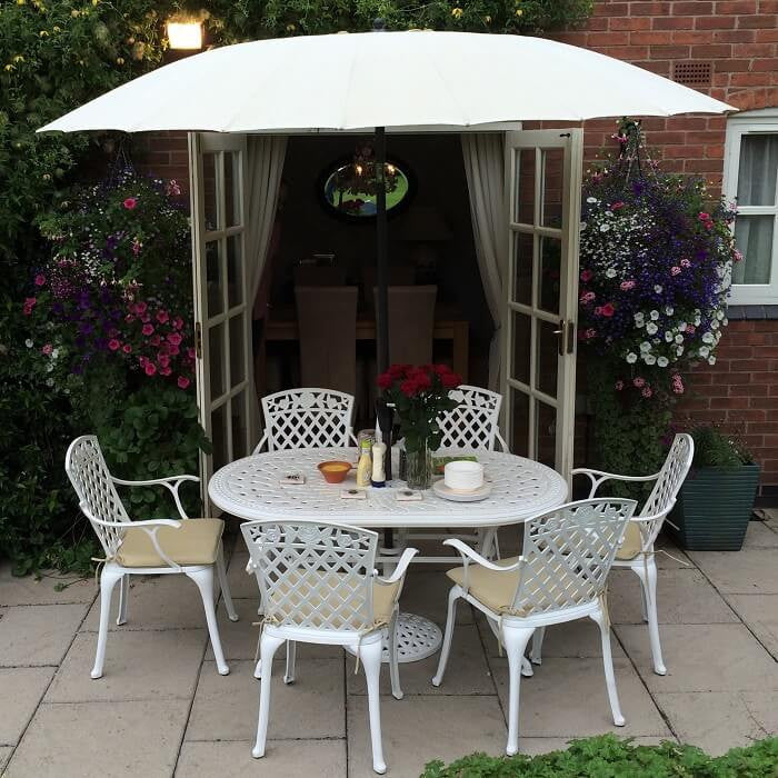 June tuintafel (4 persoons set)