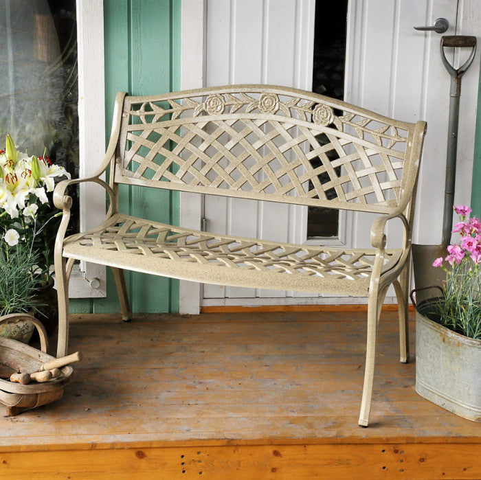 Rose Tuinbank - Zandsteen