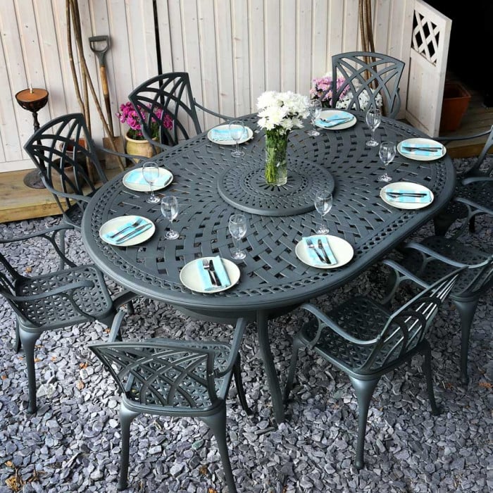 Rosemary Tuintafel (10 Persoons Set)