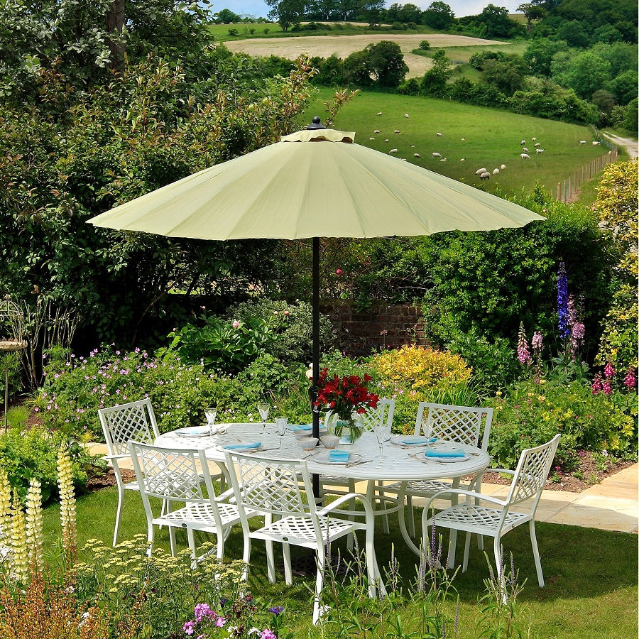 Appelgroene Parasol 2,7m