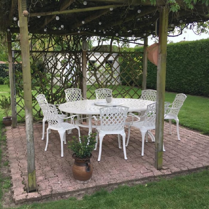 Rosemary tuintafel (10 persoons set)