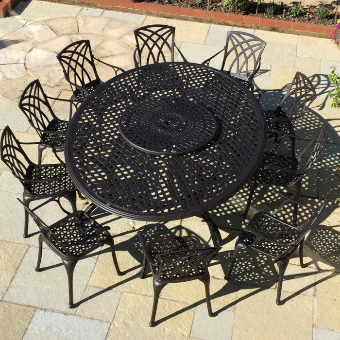 Victoria tuintafel (10 persoons set)