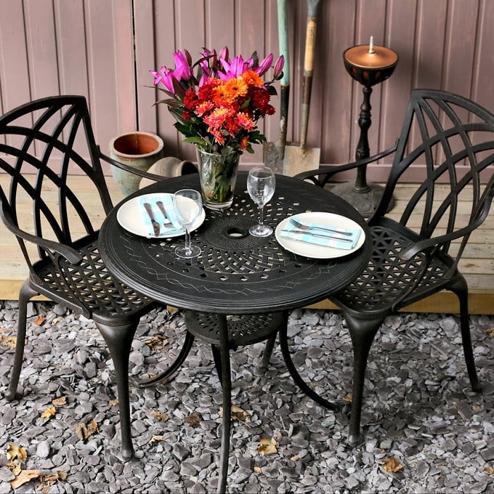 Anna tuintafel (2 persoons set)