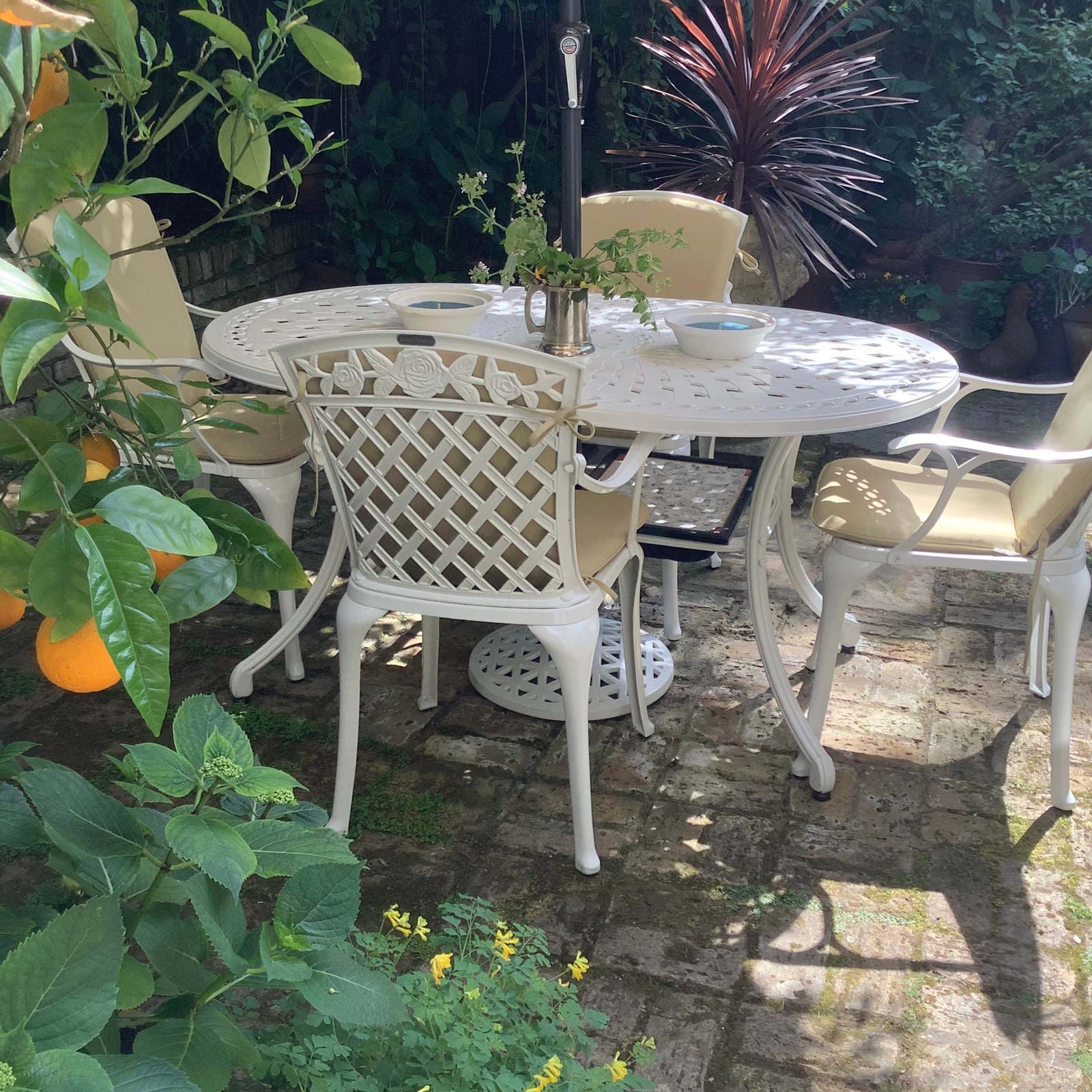 June Tuintafel (4 Persoons Set)