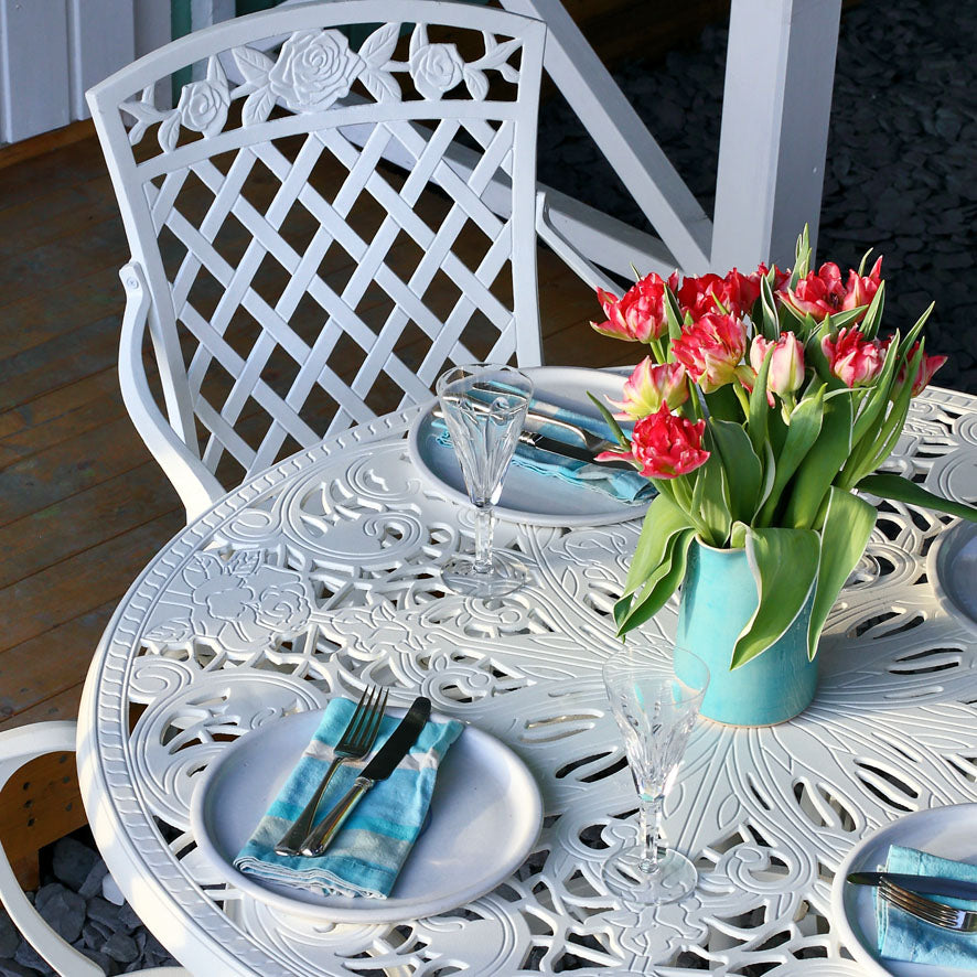 Flora Tuintafel (4 Persoons Set)