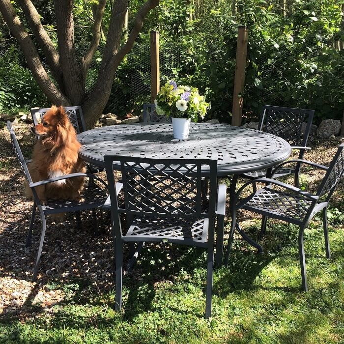 Frances tuintafel (6 persoons set)