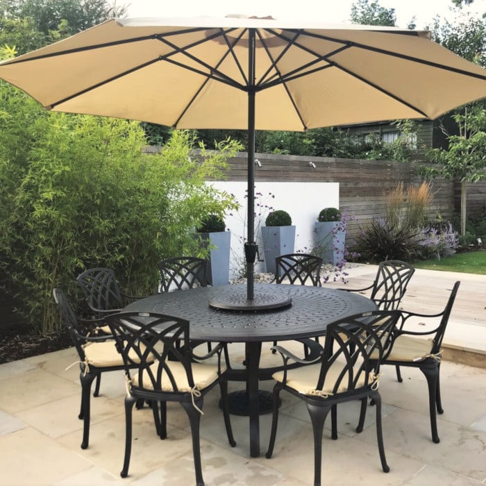 Rosie tuintafel (8 persoons set)