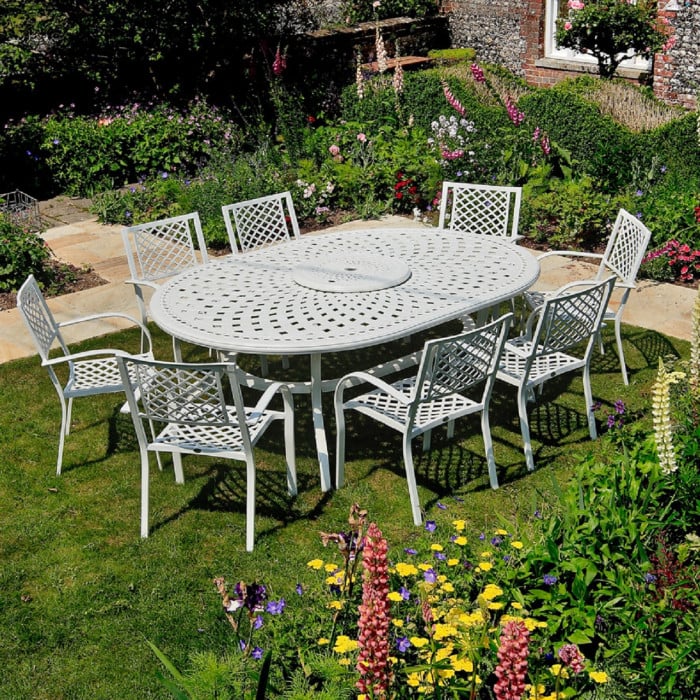 Rosemary Tuintafel (10 Persoons Set)