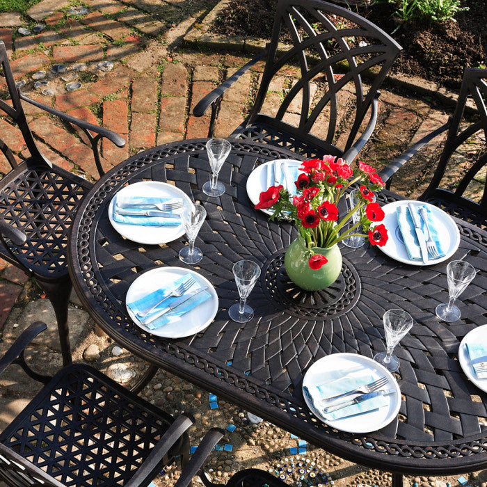 June tuintafel (6 persoons set)