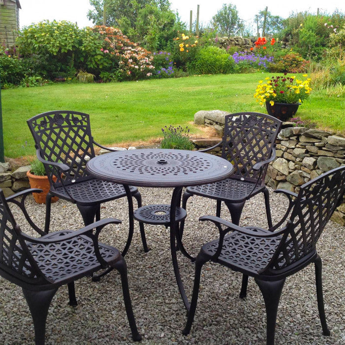 Anna tuintafel (4 persoons set)