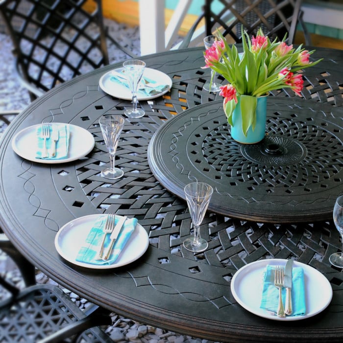 Rosie tuintafel (10 persoons set)