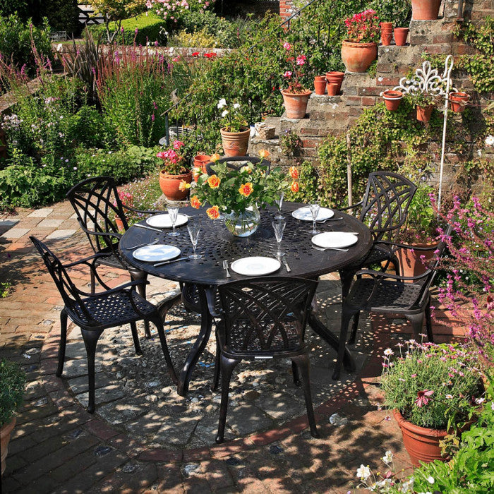 Amelia tuintafel (6 persoons set)