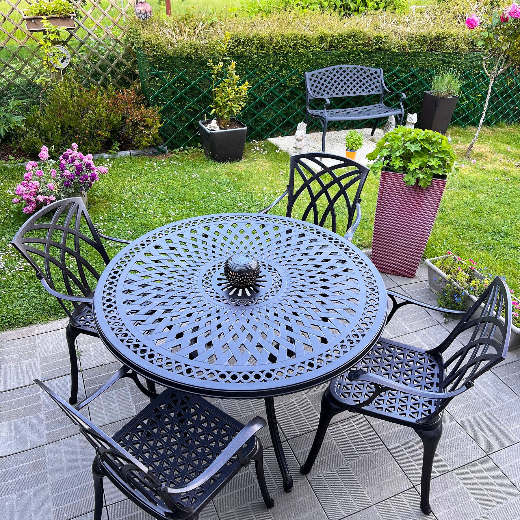 Alice tuintafel (4 persoons set)