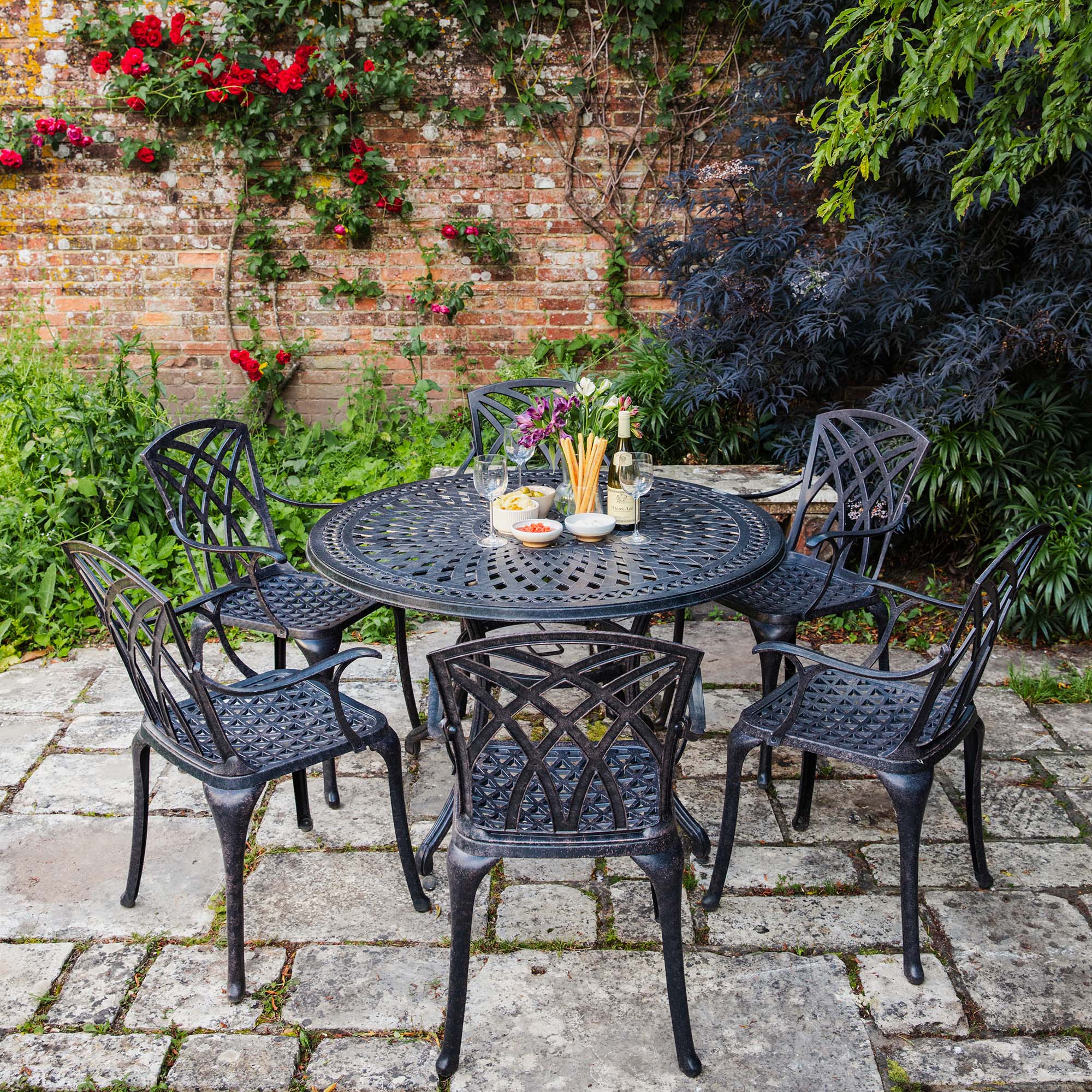 Alice tuintafel (6 persoons set)