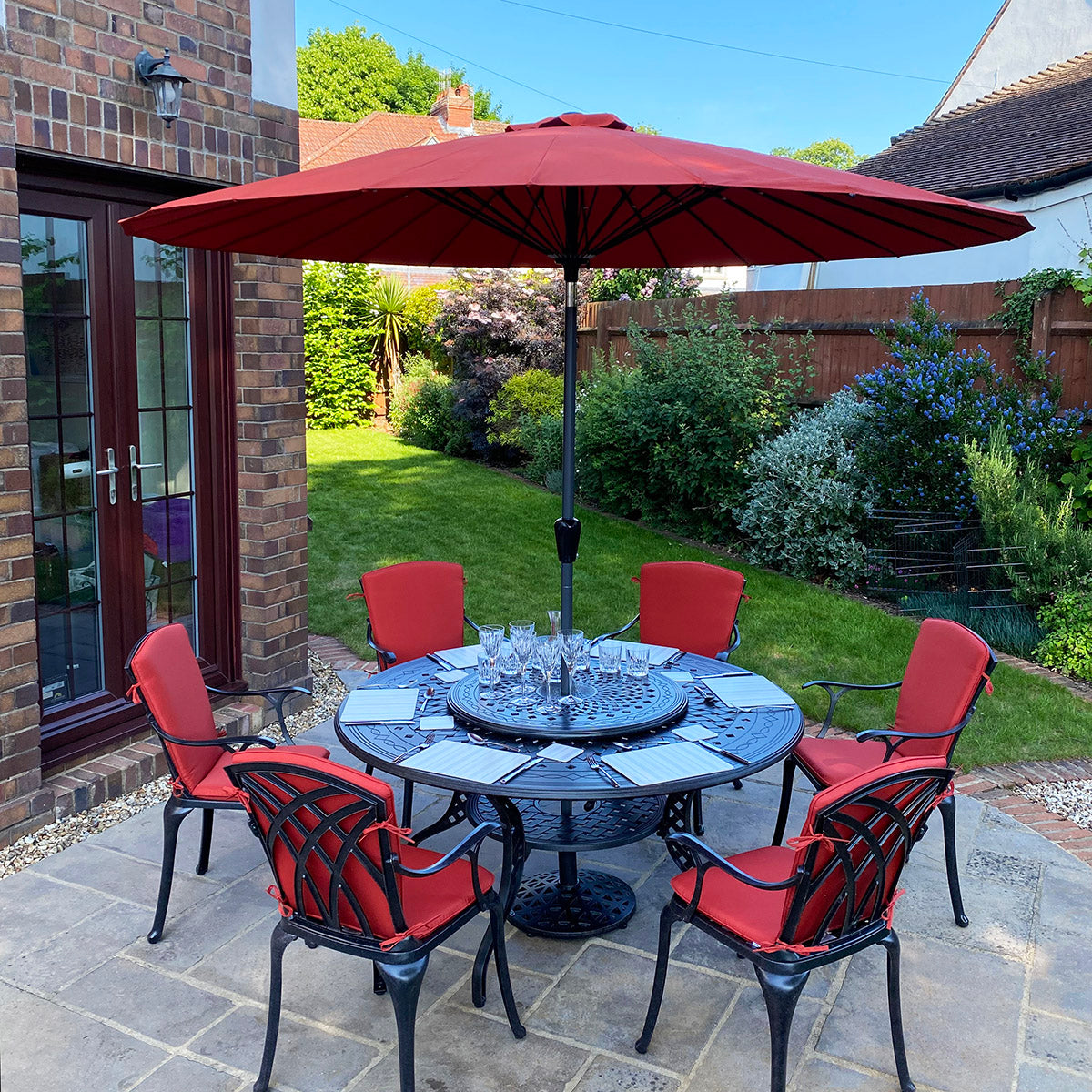 Amelia tuintafel (6 persoons set)