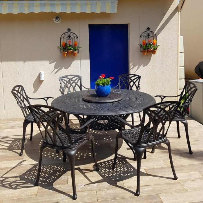 Amelia tuintafel (6 persoons set)