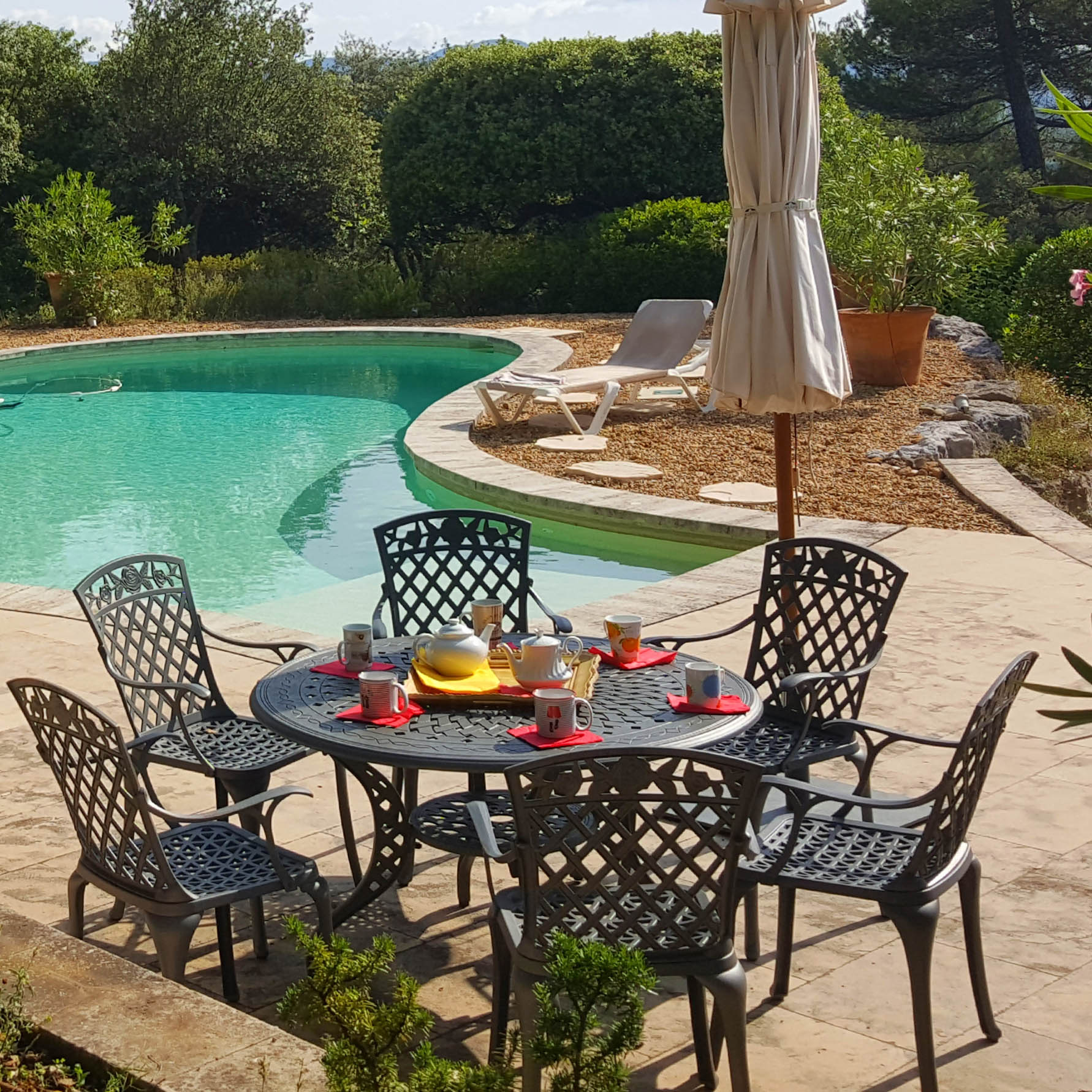 Amy tuintafel (6 persoons set)