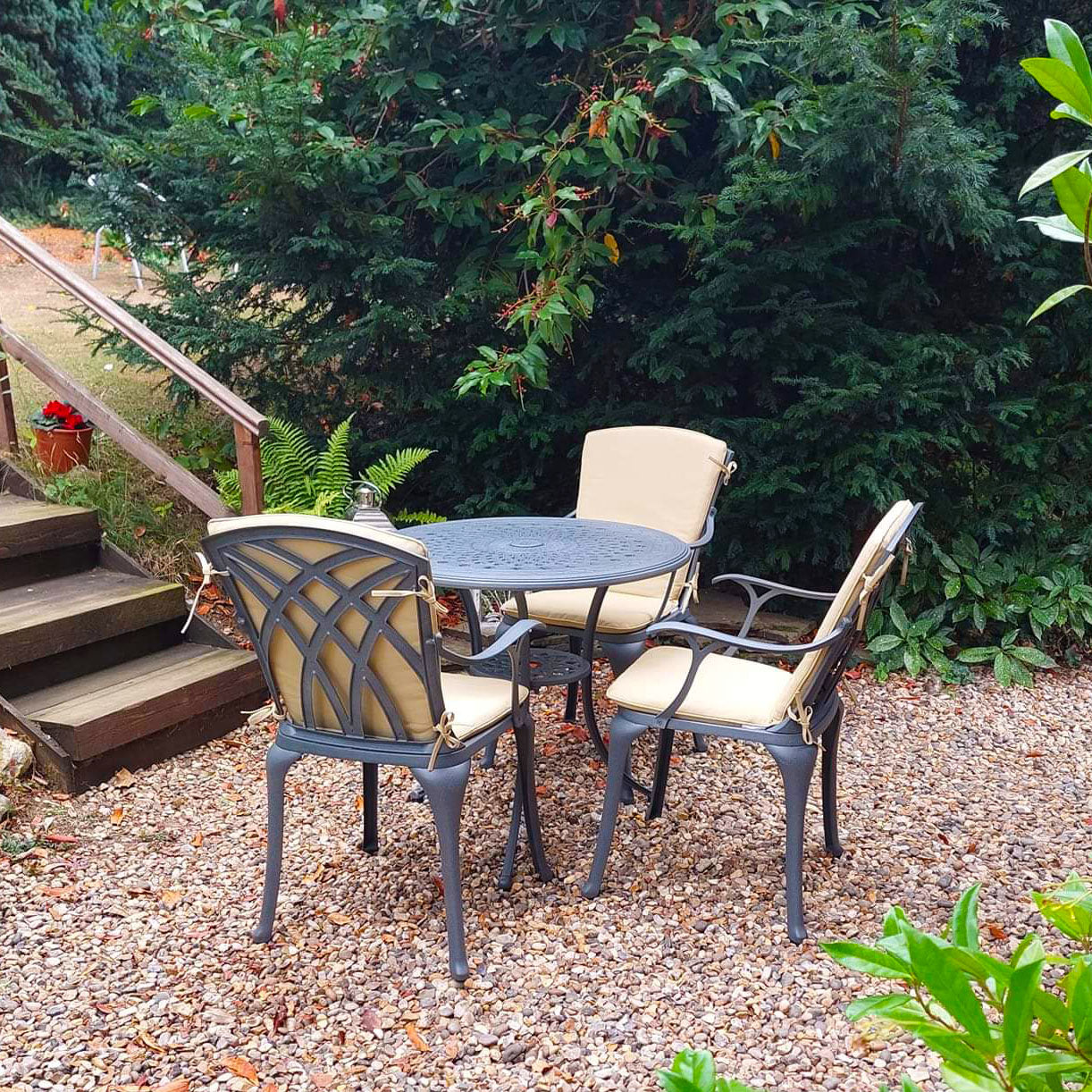 Anna tuintafel (4 persoons set)