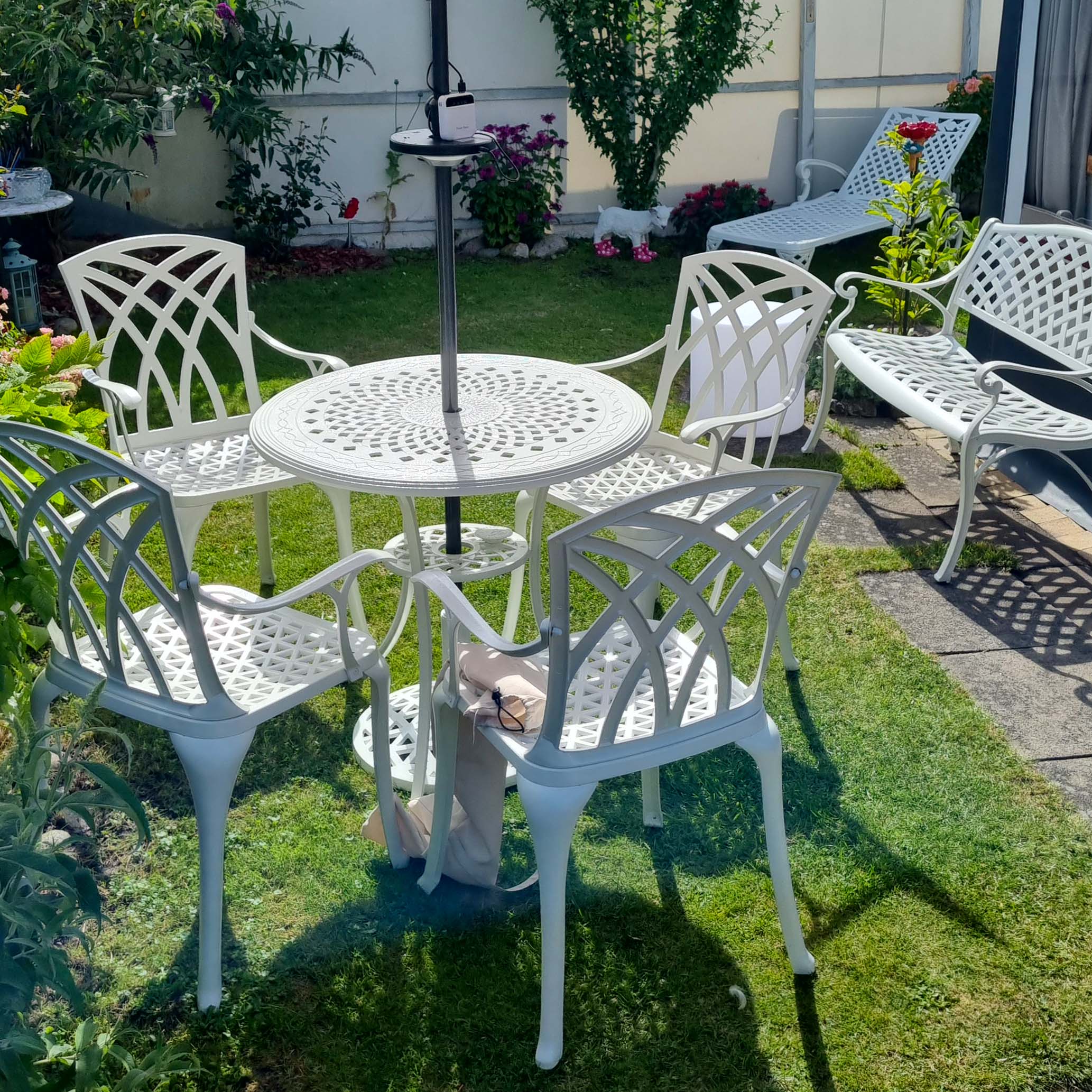 Anna tuintafel (4 persoons set)