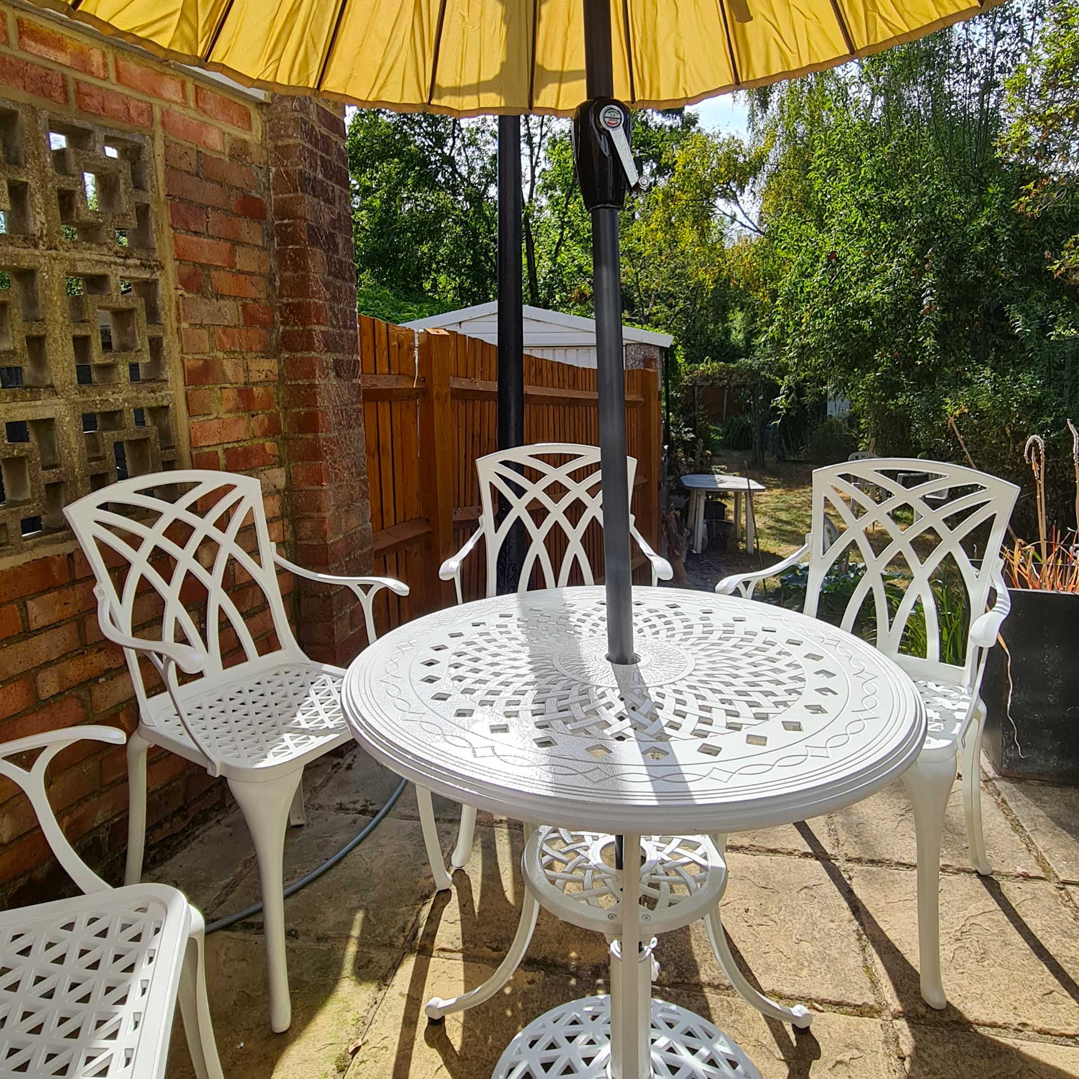 Anna tuintafel (4 persoons set)