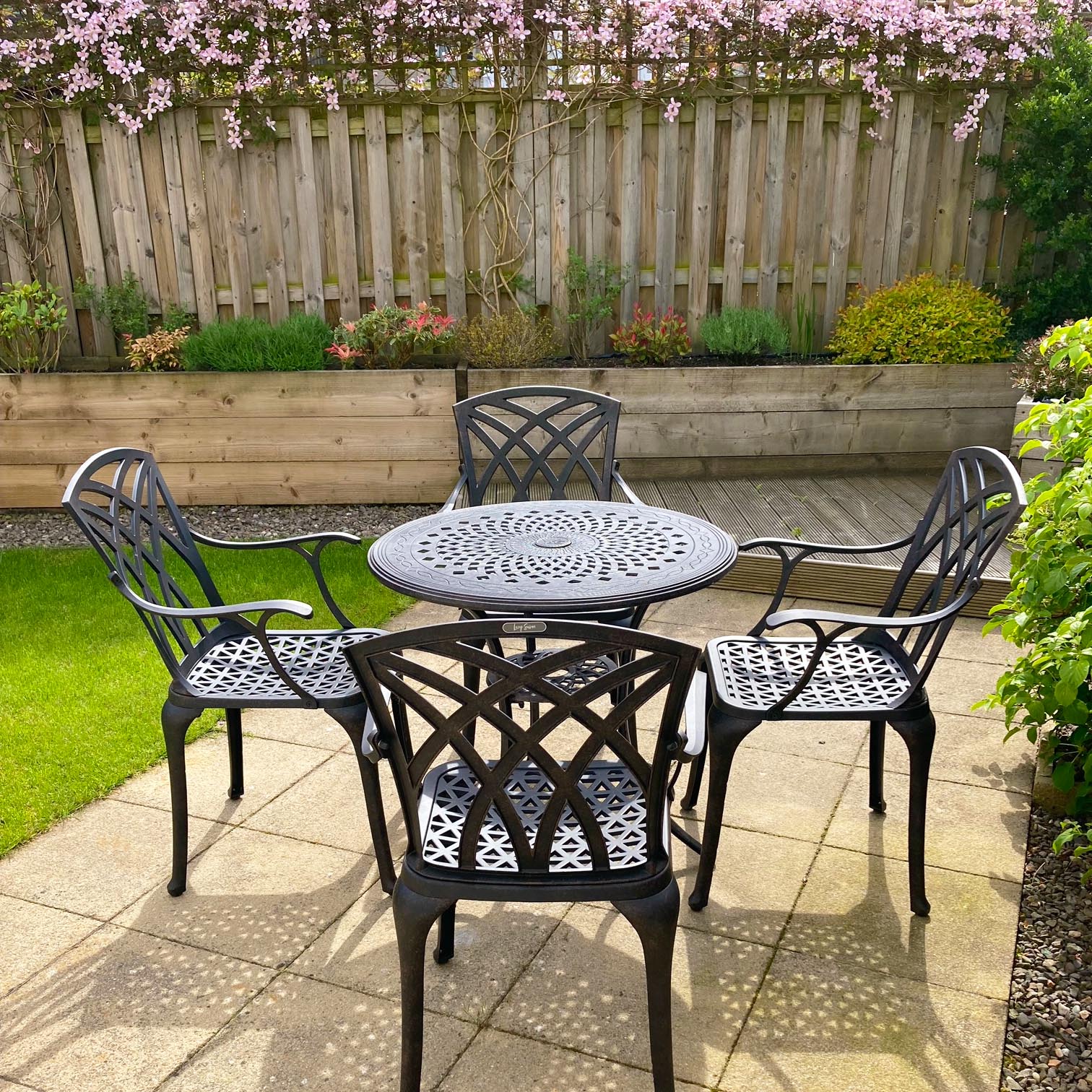 Anna tuintafel (4 persoons set)