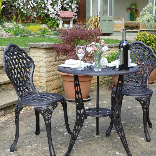 Rose bistroset (2 persoons set)
