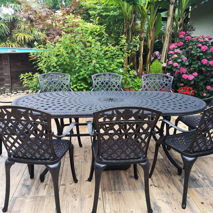 Catherine tuintafel (8 persoons set)