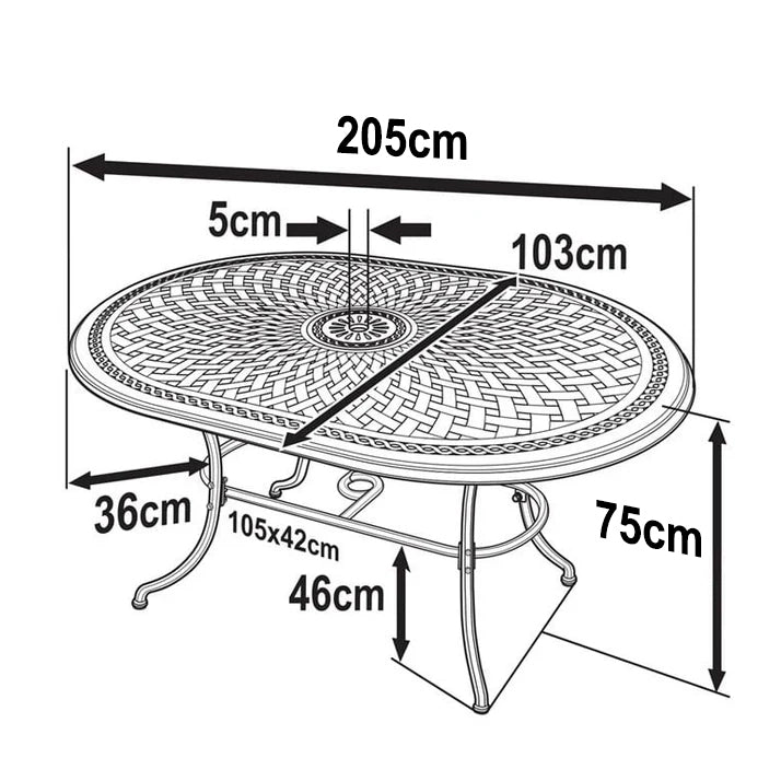 Catherine Tuintafel (8 Persoons Set)