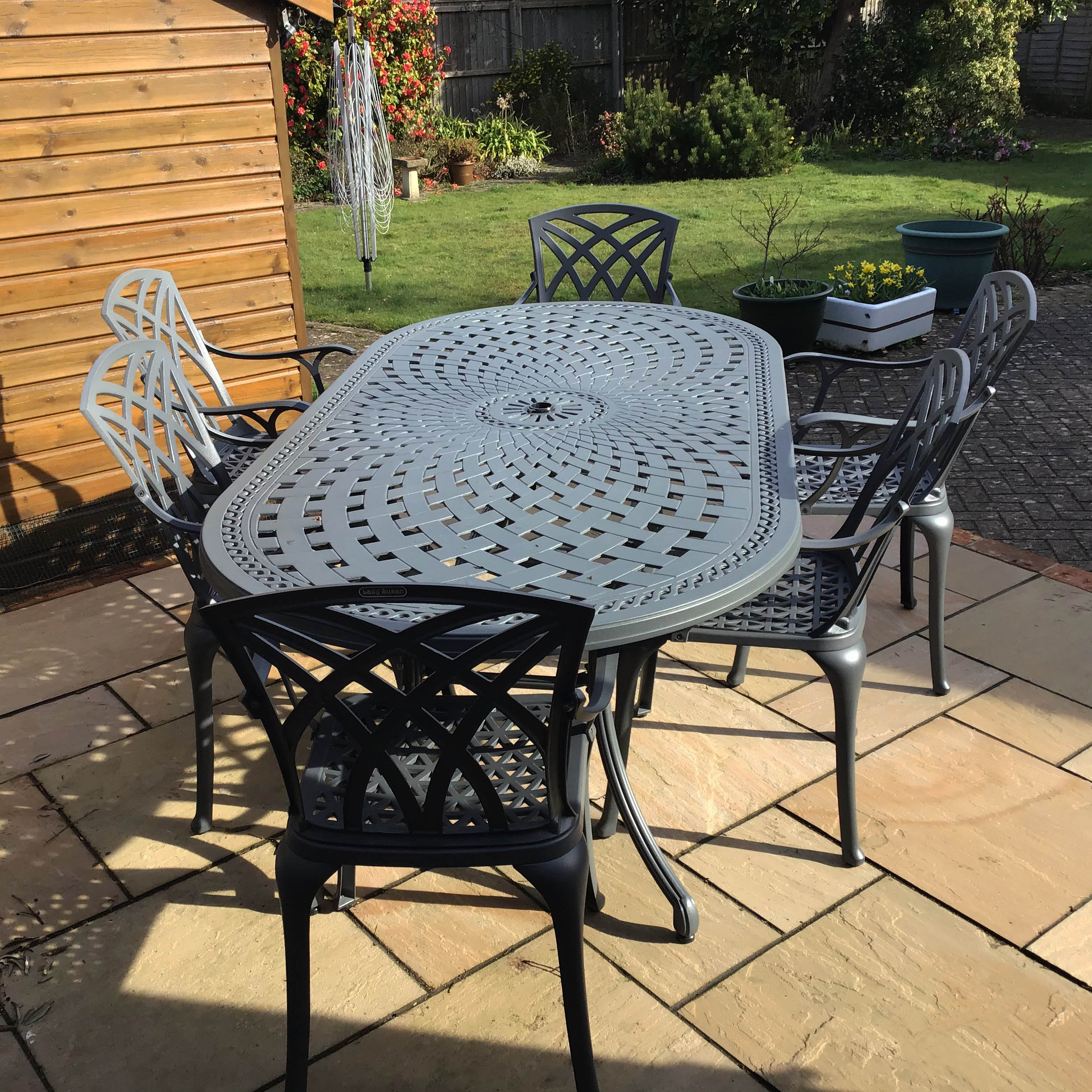 Catherine tuintafel (6 persoons set)
