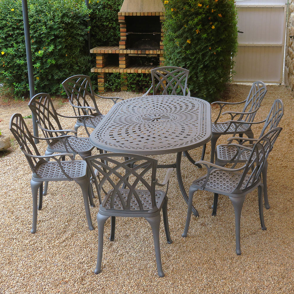 Catherine tuintafel (8 persoons set)
