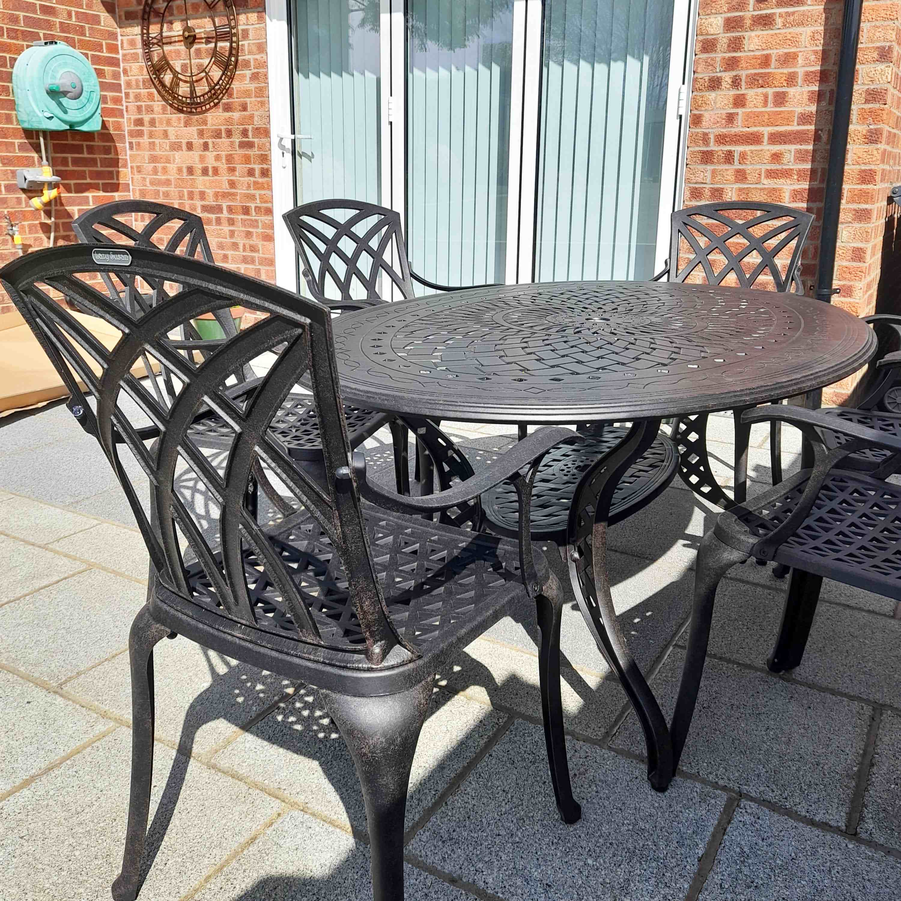 Charlotte tuintafel (6 persoons set)