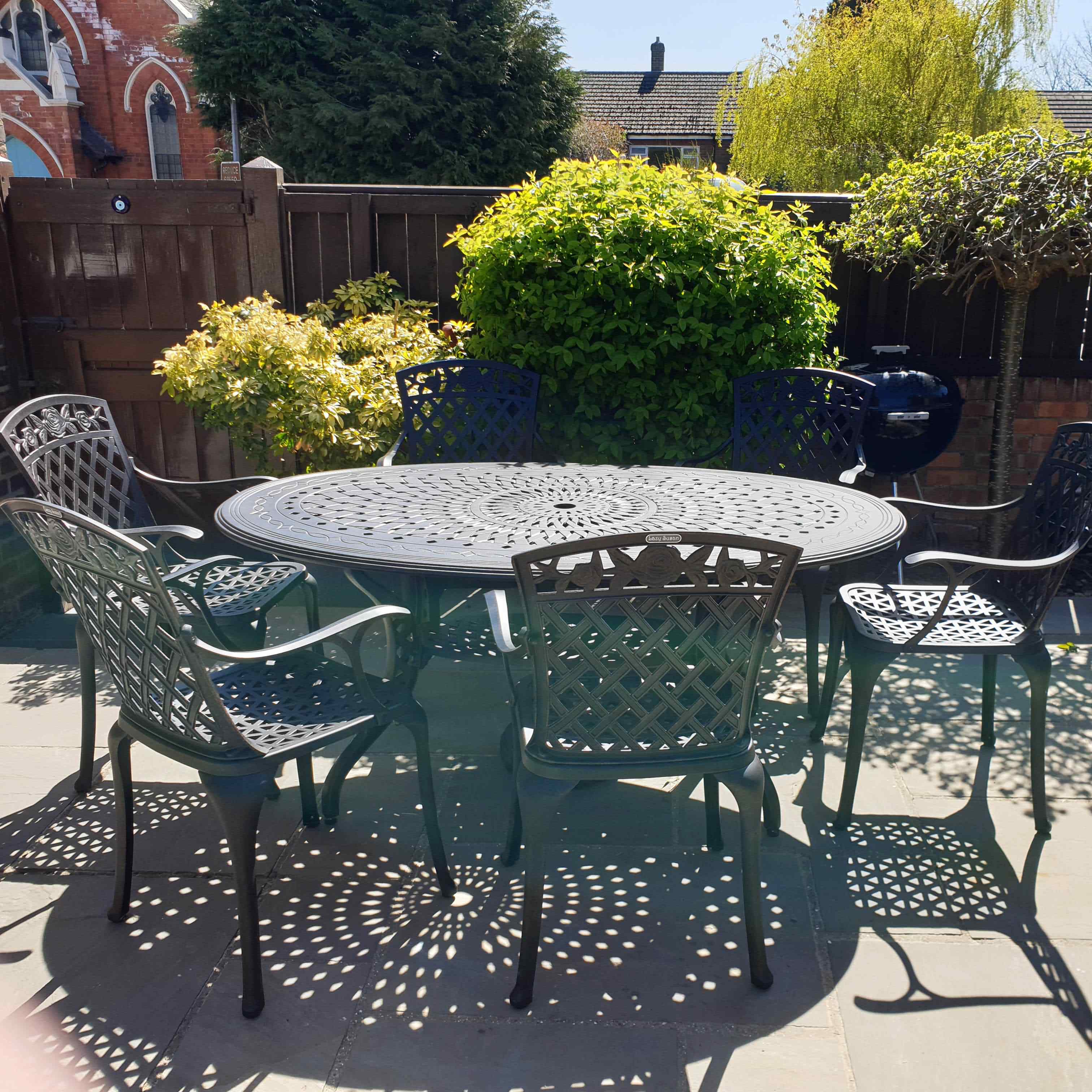 Charlotte tuintafel (6 persoons set)