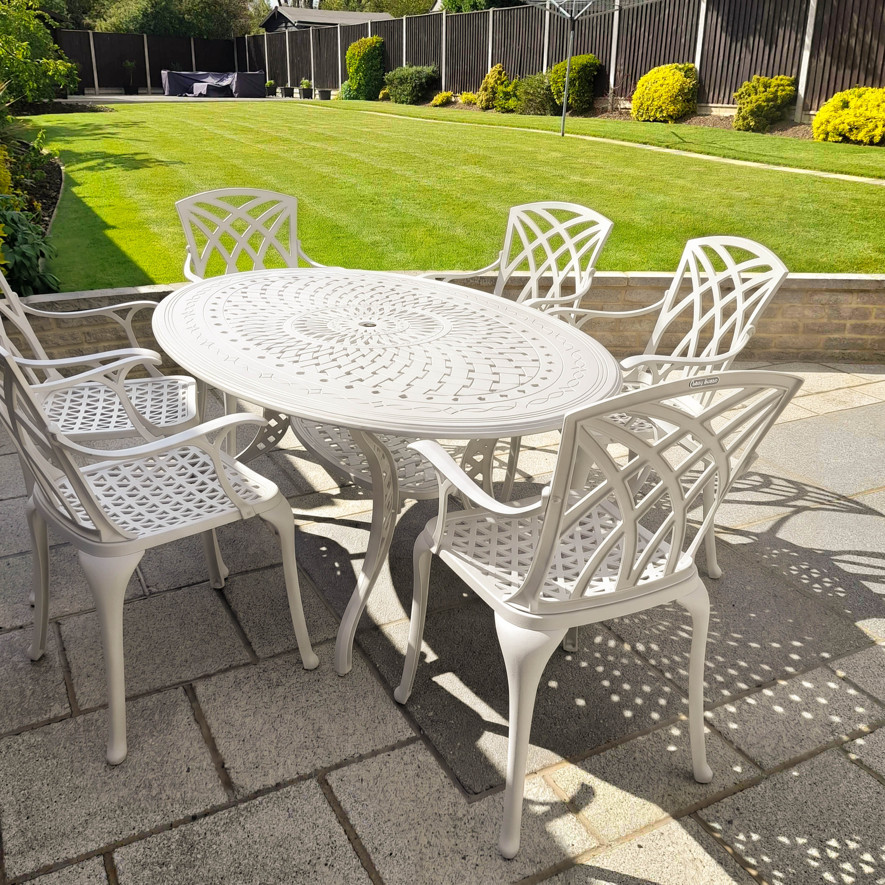 Charlotte tuintafel (6 persoons set)