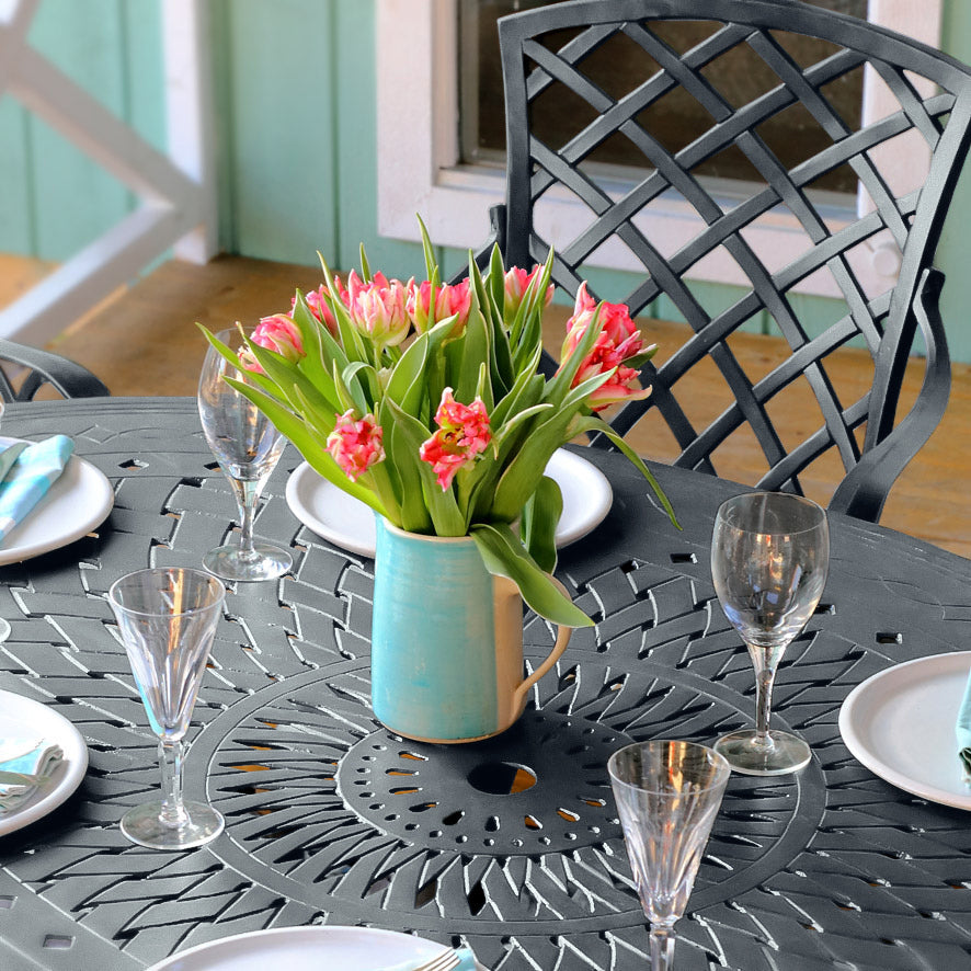Charlotte tuintafel (6 persoons set)