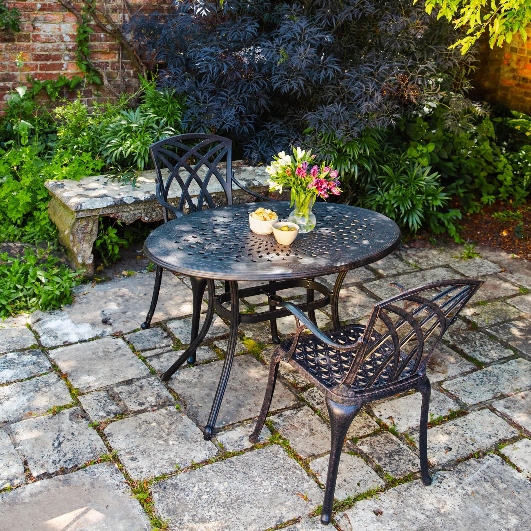 Daisie tuintafel (2 persoons set)