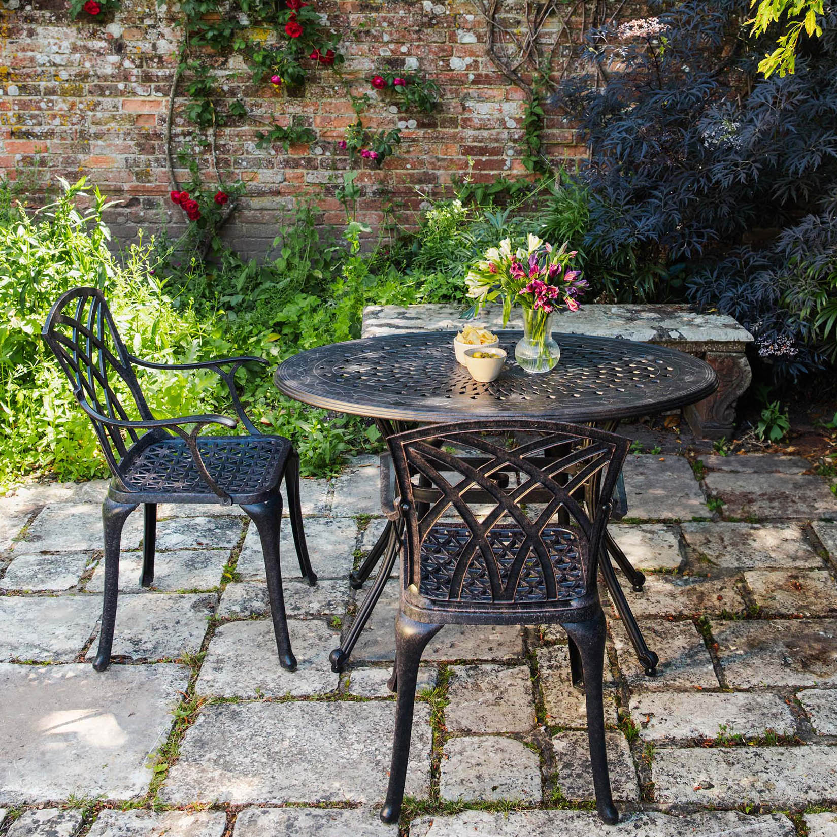 Daisie tuintafel (2 persoons set)