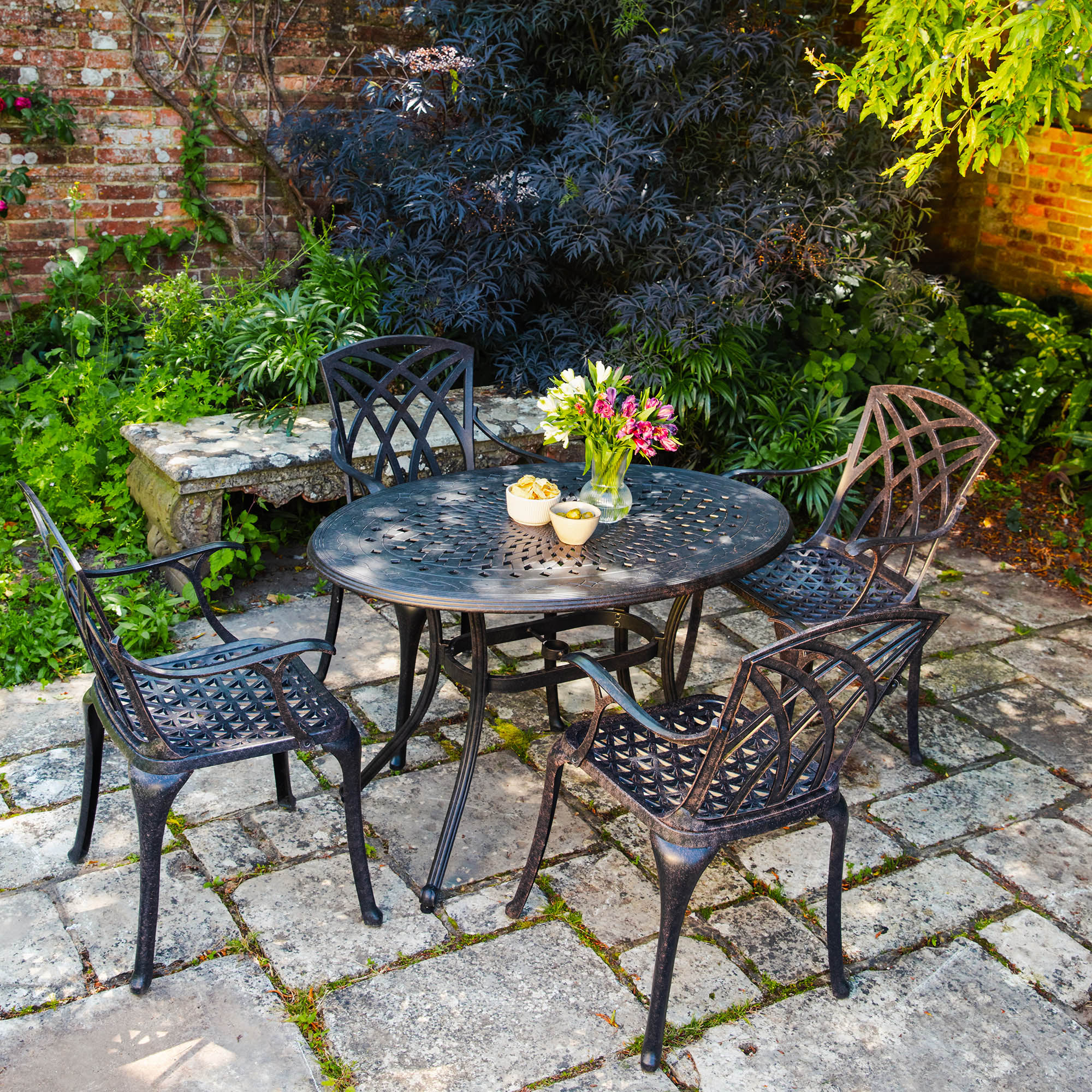 Daisie tuintafel (4 persoons set)