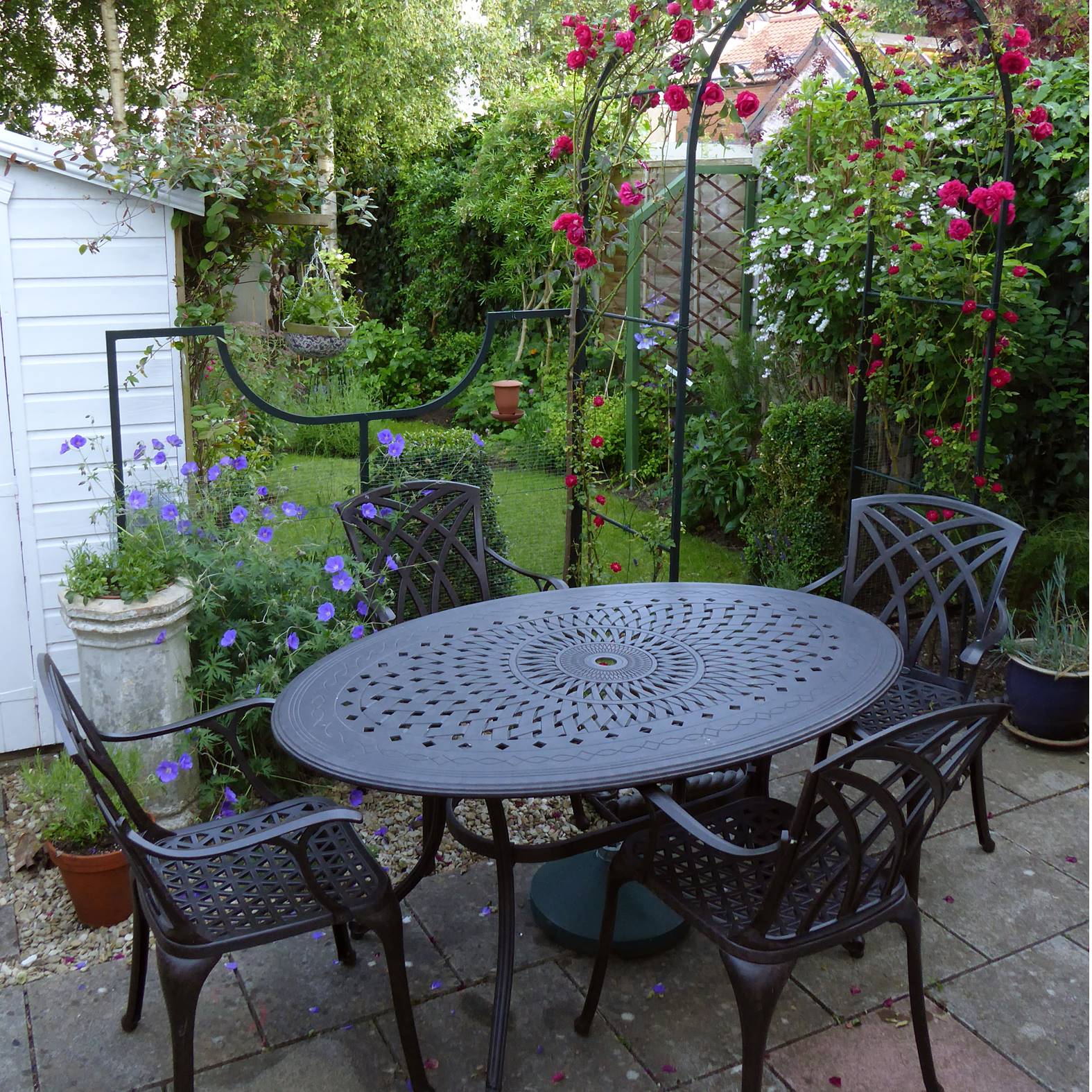 Emily tuintafel (4 persoons set)