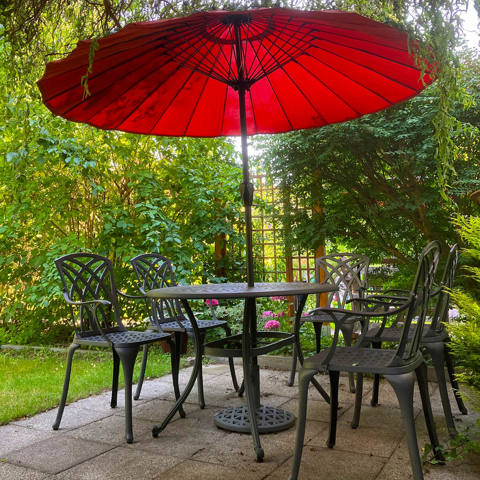 Emily tuintafel (6 persoons set)