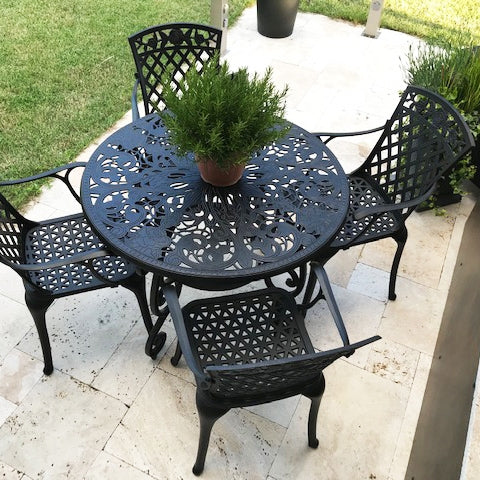 Flora tuintafel (4 persoons set)