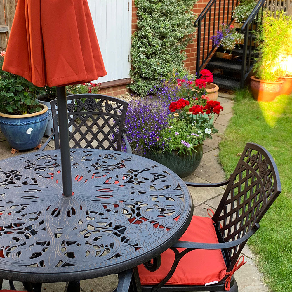 Flora Tuintafel (4 Persoons Set)