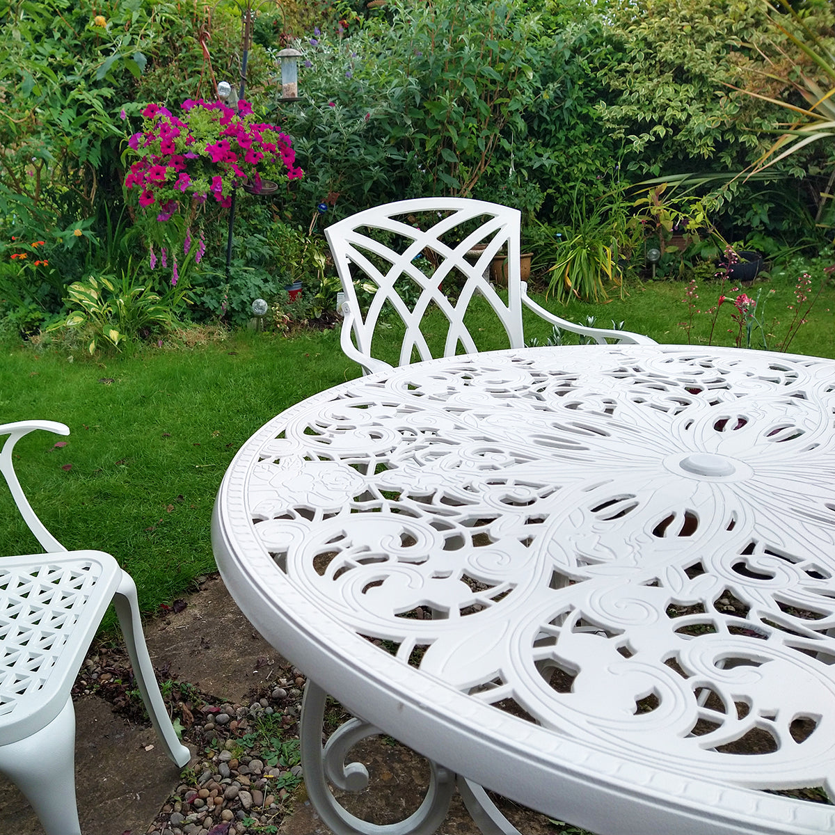 Flora tuintafel (4 persoons set)