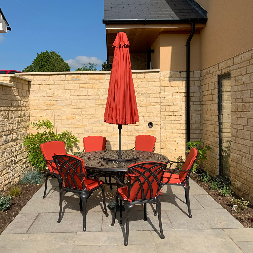 Frances tuintafel (6 persoons set)