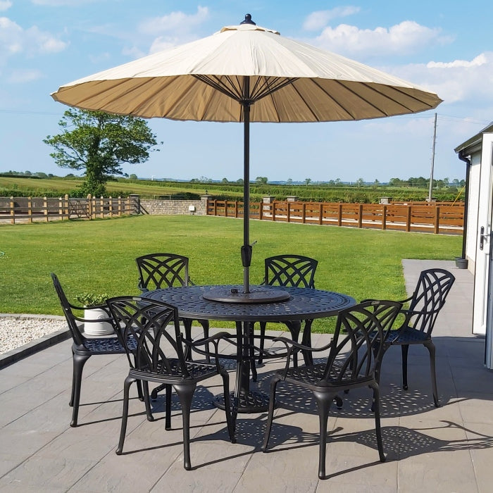 Frances tuintafel (6 persoons set)