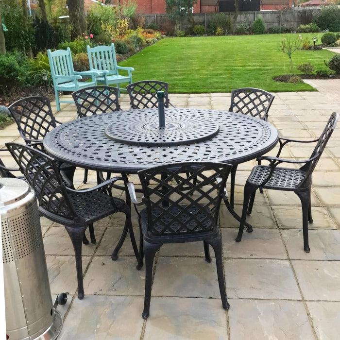 Frances tuintafel (8 persoons set)