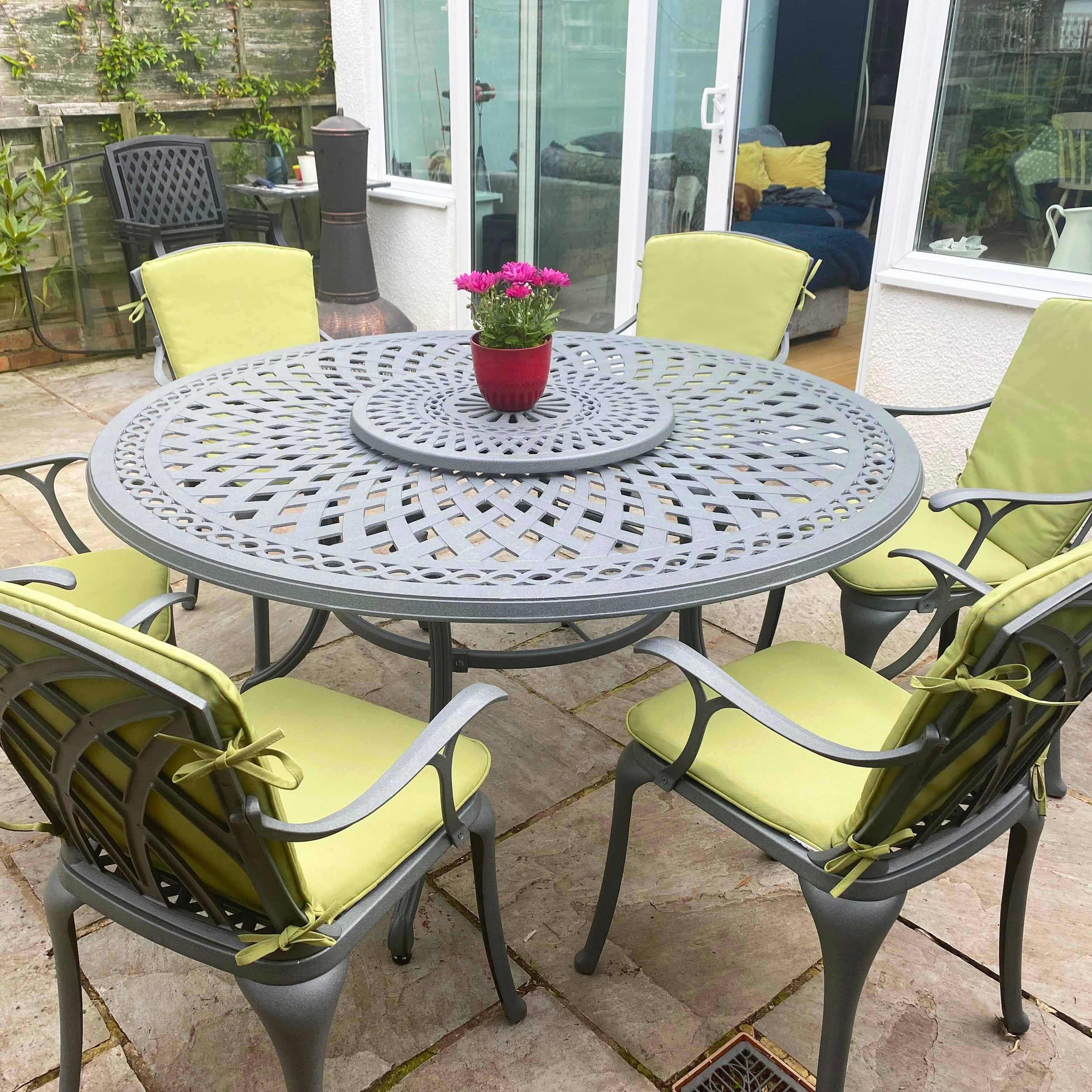 Frances tuintafel (6 persoons set)