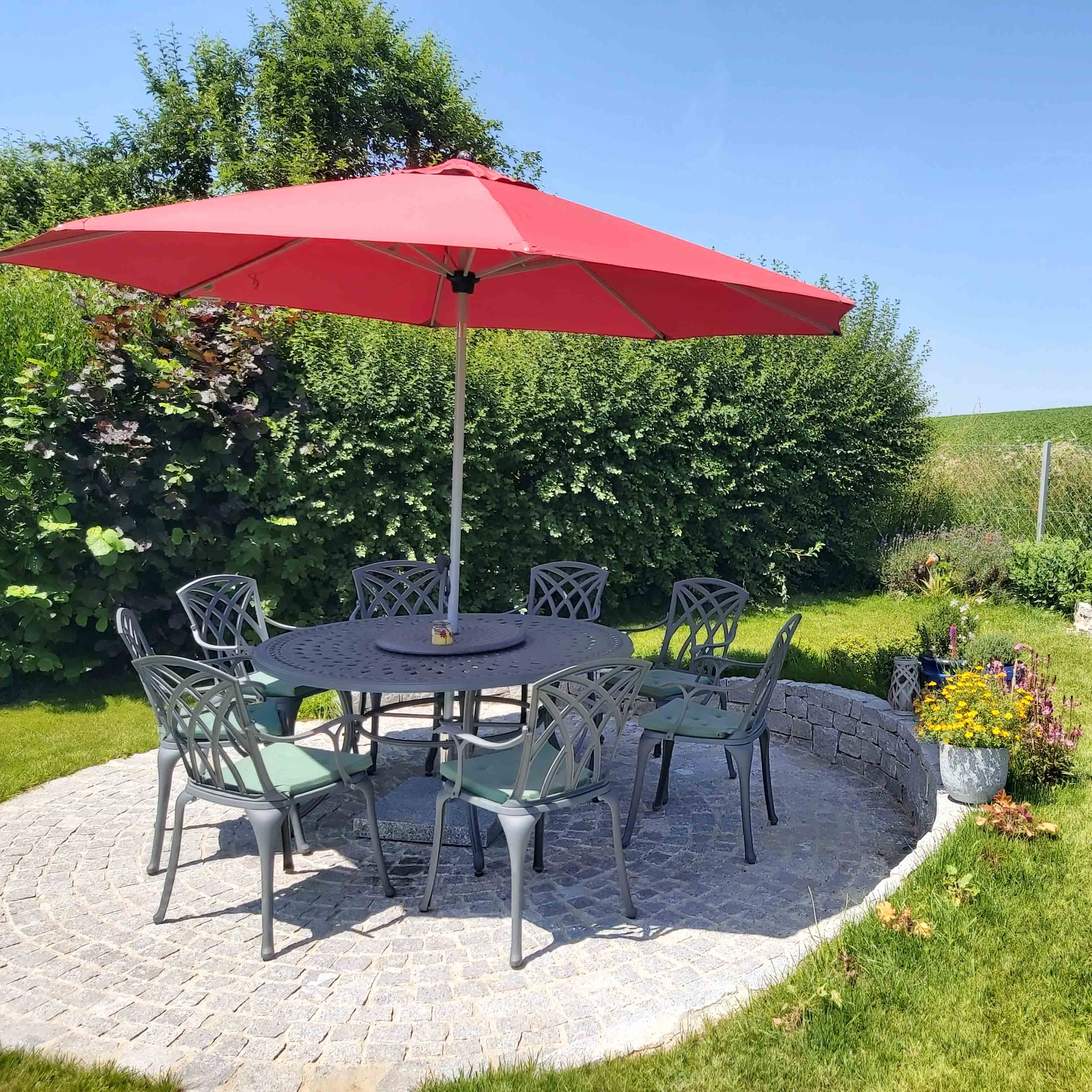 Frances tuintafel (8 persoons set)