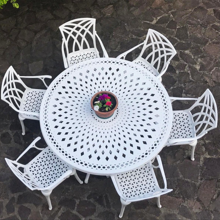 Frances tuintafel (6 persoons set)