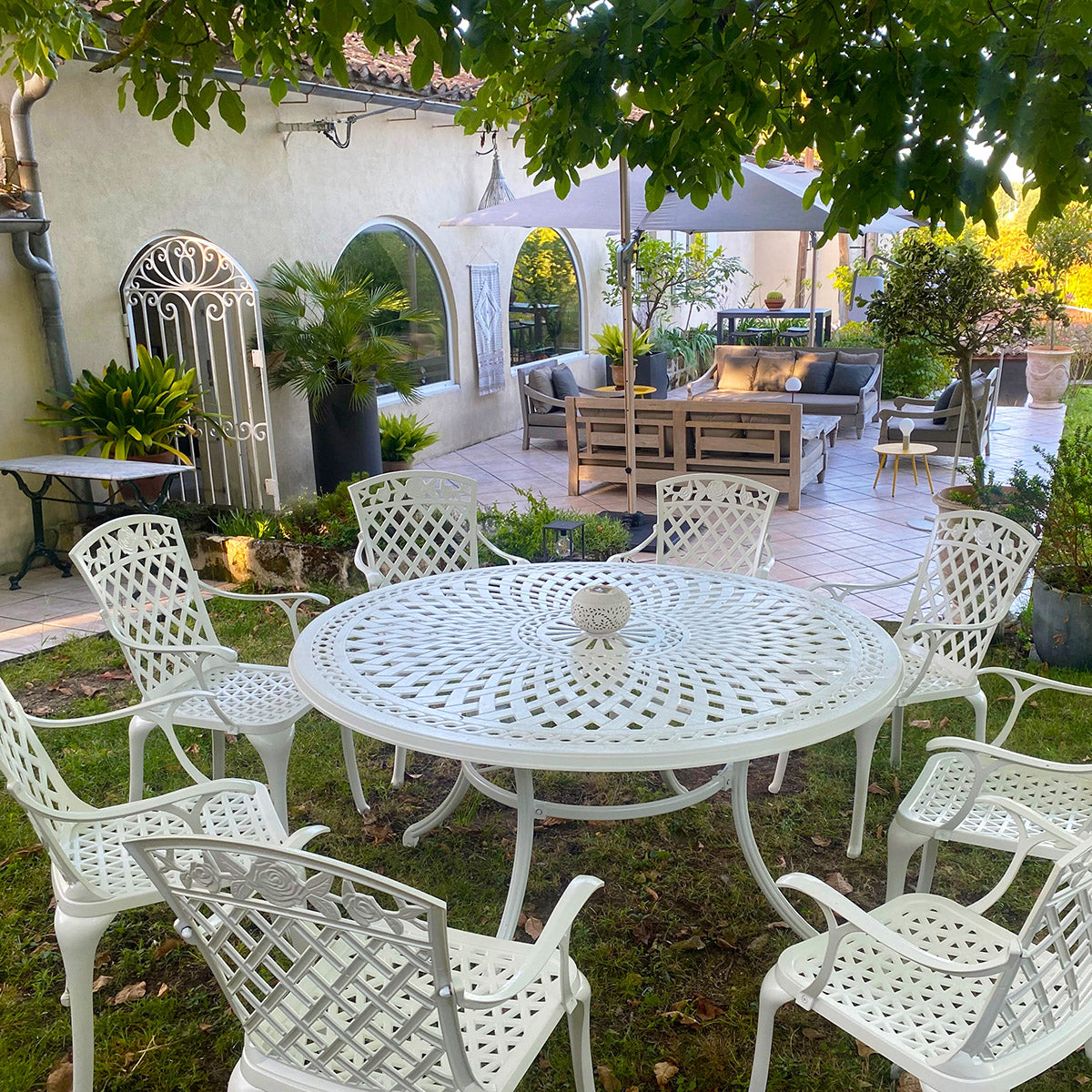 Frances tuintafel (8 persoons set)