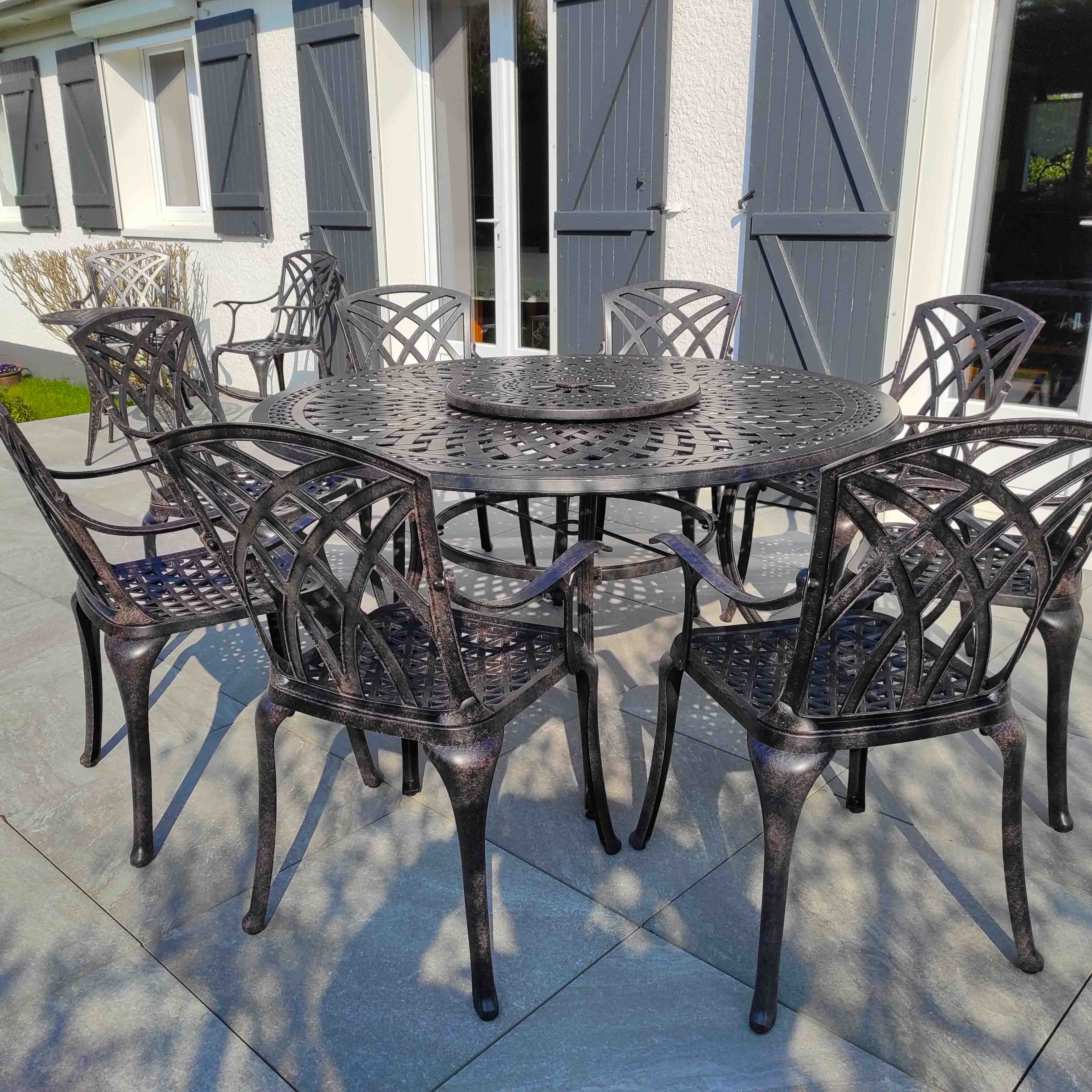 Frances tuintafel (8 persoons set)